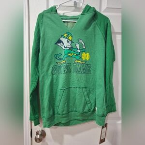 Original Retro Brand Green Notre Dame Men's Sweater